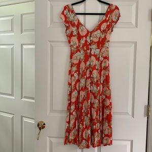 Urban Outfitters Malena Button Down MIDI Dress - Size XSMALL